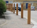 Epping square bollard (800mm high)